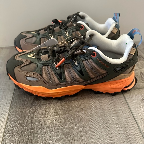 Adidas Originals HYPERTURF ADVENTURE Shadow Olive/Magic Beige/Khaki Brown Sz 7.5 - Picture 4 of 6